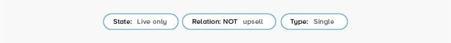 Tags section, showing 3 applied filters.